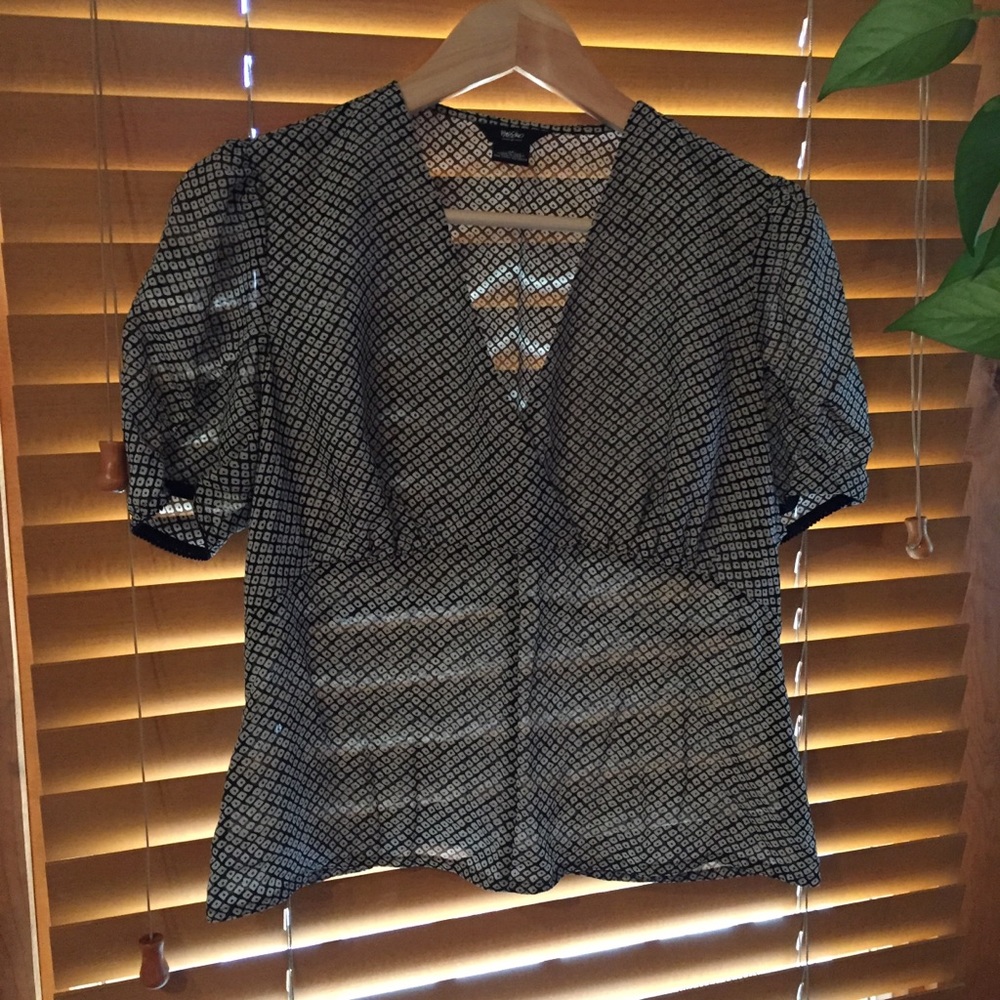 Empire Waist Silk Blouse